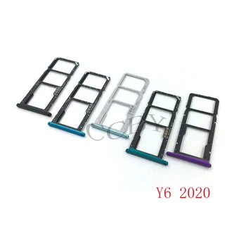 10 шт. Лоток для sim-карт для Huawei Y6 2020, сменная деталь для держателя лотка для SIM-карт