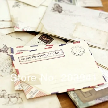 120 шт./лот Кавайный винтажный бумажный конверт в европейском стиле, милые мини-конверты для открыток, подарок для скрапбукинга, Бесплатная доставка