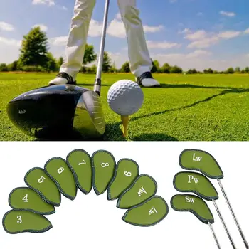 12x Набор железных чехлов для гольфа, чехол для клюшек для гольфа, защитные чехлы для клюшек для гольфа для женщин
