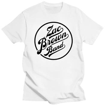 2019 Модная мужская футболка Zac Brown Band Оригинальная футболка из 100% хлопка