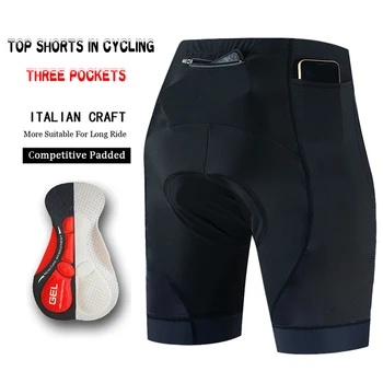 3 кармана, полностью черная дышащая 5D гелевая прокладка, велосипедные штаны Pro Team, Велосипедная короткая одежда нового дизайна для верховой езды, летний горный велосипед с защитой от ультрафиолета