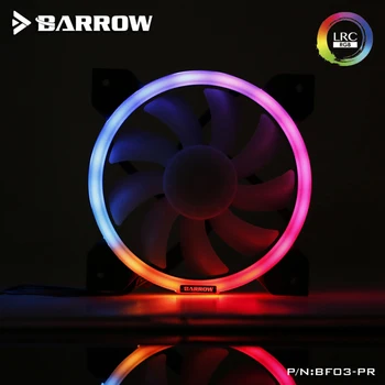 Barrow BF03-PR /BF04-PR LRC2.0 (5v 3pin) ШИМ-Вентиляторы Вентиляторы Радиатора Водяного охлаждения, Гидравлические Подшипники, Регулируемое Кольцевое Освещение