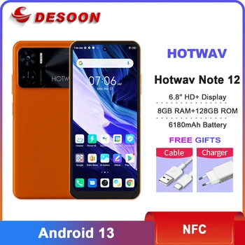 Hotwav Note 12 Телефон 6,8 
