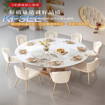 Kfsee 1 шт. в комплекте Круглый обеденный стол в итальянском стиле 135 см
