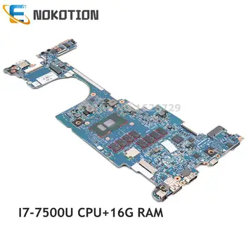 NOKOTION 6050A2848001-MB-A01 Для HP EliteBook X360 1030 G2 Материнская плата ноутбука 920054-601 920054-001 16 гб оперативной памяти SR341 I7-7500U процессор
