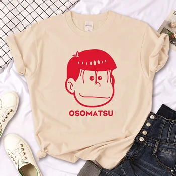 Osomatsu San футболка женская графическая летняя футболка Y2K женская забавная графическая одежда 2000-х