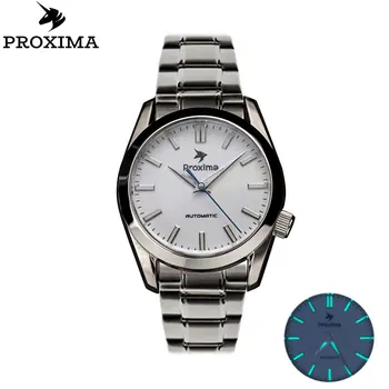 Proxima PX1691 38 мм Лучший бренд класса Люкс, Новые мужские механические часы PT5000, нержавеющая сталь, Сапфировое стекло, водонепроницаемость 100 м