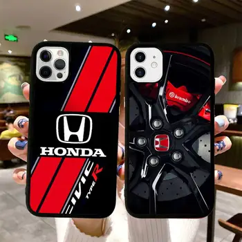 Sport-H-Hondas-Автомобильный Чехол для телефона iPhone 14 13 12 11 Pro Max mini 8 7 Plus X SE XR, Силиконовый Жесткий Чехол для ПК