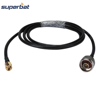 Superbat SMA Plug to N мужской прямой кабель с пайетками RG223 100 см радиочастотный коаксиальный кабель