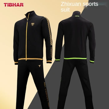 Tibhar 2021 мужская женская одежда для настольного тенниса спортивная одежда Свитер с длинным рукавом брюки Спортивные майки для пинг-понга топ