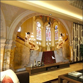 wellyu papel de parede para quarto Обои на заказ Европейский королевский аристократический 3D ангел фон стены 3D обои