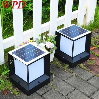 WPD Solar Современный настенный наружный Кубический светильник, светодиодные водонепроницаемые светильники для домашнего сада