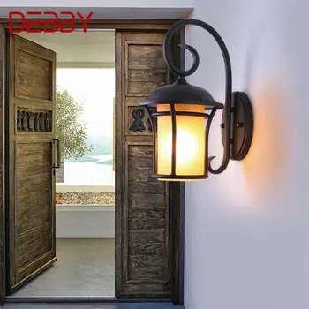 · Наружный настенный светильник DEBBY Классические светодиодные бра Ретро-лампа Водонепроницаемая IP65 Декоративная для дома на крыльце виллы