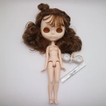 Волосы на теле куклы, кожа головы и глазной механизм для самостоятельного изготовления аксессуаров для куклы Nude blyth