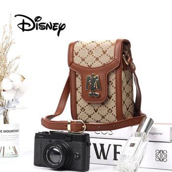 Дизайнерская маленькая сумка Disney Женская Большая вместительная сумка для телефона, кошелек для карт, женская сумка через плечо из искусственной кожи, женская сумка-мессенджер