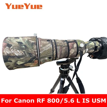 Для Canon RF 800 мм F5.6 L IS USM водонепроницаемый объектив камуфляжное пальто Дождевик Защитный чехол для объектива нейлоновая ткань для пистолетов