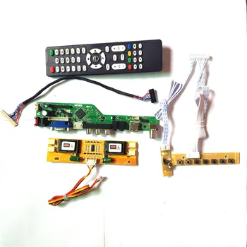 Для M170E1-01/04 HDMI-Совместимый VGA USB AV RF ЖК-монитор клавиатура + Пульт дистанционного управления + Инвертор LVDS 4CCFL 30Pin T.V53 плата DIY 