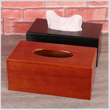 Европейская Креативная Деревянная коробка для салфеток, Домашняя столовая в гостиной, коробка для хранения, Прямоугольная коробка для бумаги для защиты окружающей среды