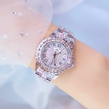 Женские часы 2020, Известный бренд Crystal Fashion, Кварцевые Женские наручные часы, Бриллиант, Розовое Золото, Женские наручные часы Reloj Mujer 2021