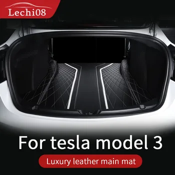 Кожаный багажник Для Tesla model 3 коврик для багажника Tesla model 3 аксессуары модель 3 tesla three tesla model 3 /аксессуары model3