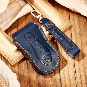 Кожаный чехол для ключей от машины для Geely Azkarra Tugella FY11 Atlas Pro New Emgrand GS X6