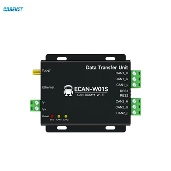 Конвертер CAN2.0 в WIFI Последовательный сервер AP STA CDSENT ECAN-W01S TCP Шлюз Heatbeat Watchdog Прозрачная Передача в облаке