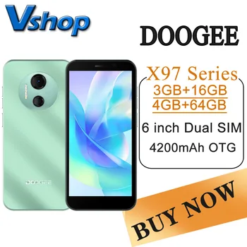 Мобильный телефон DOOGEE X97 Pro Смартфон Doogee X97 3 ГБ / 4 ГБ 16 ГБ / 64 ГБ 6,0 