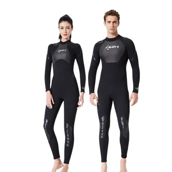 Мужской цельный женский толстый теплый купальник с длинными рукавами, подводное плавание, серфинг, Медуза, новый 3 мм водолазный костюм