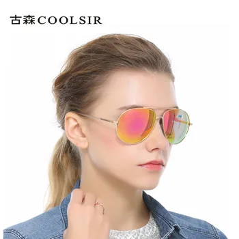 Новый пилотный металлический каркас Поляризованных солнцезащитных очков Мужчины Женщины 2023 Высокое качество Классические Модные Очки для вождения зеркальные оттенки oculos uv40