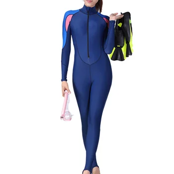 Облегающий цельный гидрокостюм с воротником, хороший тепловой эффект, модный водолазный костюм для плавания, серфинга, дайвинга, защита от солнца
