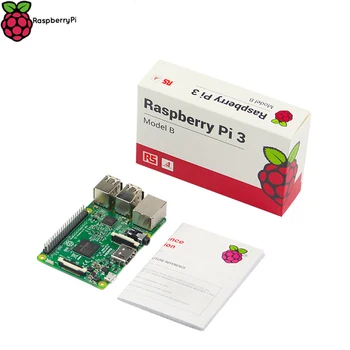 Оригинальный Raspberry Pi 3 Модель B Британская версия 1 ГБ оперативной памяти 1,2 ГГц Четырехъядерный 64-разрядный процессор ARM Cortex-A53 Bluetooth 4.0 Быстрее, чем RPI 2