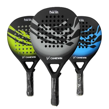 Пляжная теннисная ракетка из углеродного волокна EVA core матового цвета пляжная ракетка из углеродного волокна может сочетаться с теннисом