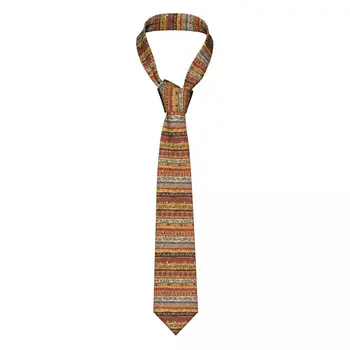 Повседневный узкий галстук в виде наконечника стрелы с африканским рисунком, тонкий галстук для мужчин, мужские аксессуары, простота для вечернего официального галстука