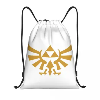 Пользовательские горячие игровые сумки Zeldas Legend на шнурке для женщин и мужчин, легкий рюкзак для хранения в спортивном зале