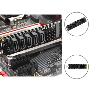 Практичный жесткий диск M.2 PCIE на SATA 3,5 порта, карта быстрого адаптера, интеллектуальный чип, карта конвертера тонкой работы.
