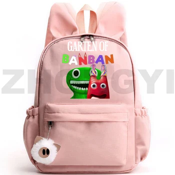Прекрасный аниме Сад Банбана 2 рюкзака Школьные сумки с заячьими ушками для девочек, мини-рюкзак для ежедневных путешествий, отдыха, женский рюкзак Mochila