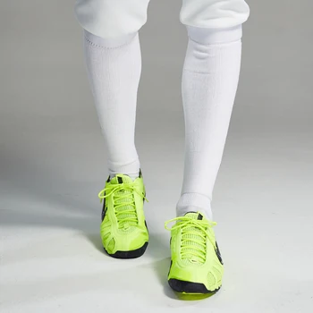 Профессиональные носки для фехтования Белые хлопчатобумажные Детские носки для фехтования взрослых Утолщенный дизайн защищает от пота Гольфы для фехтования