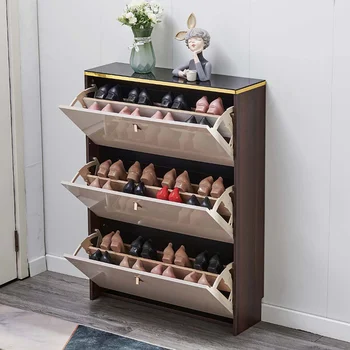 Пыленепроницаемый шкаф для обуви, Экономящий пространство Современный Дверной Роскошный шкаф для обуви, Ящик-органайзер Zapatero Home Furniture