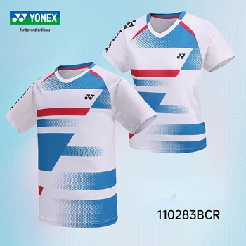 Теннисная футболка Yonex, спортивная одежда, спортивная одежда, спортивная майка для бадминтона, короткий рукав, мужчины, женщины 210283