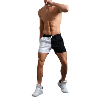 Тренировочные шорты Плюс Размер Serxy Короткие брюки на шнурке Мужская одежда Лето Весна Мужские Повседневные Пляжные Шорты Фитнес Спорт