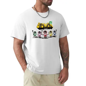 Футболка Bioman, AB production, милые топы, винтажная футболка, футболка оверсайз, мужская одежда, футболки для мужчин с рисунком