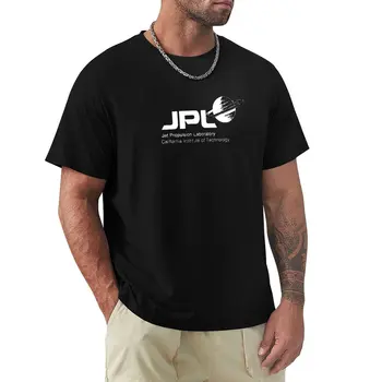 Футболка JPL, черная футболка, пустые футболки, футболка с коротким рукавом, мужская