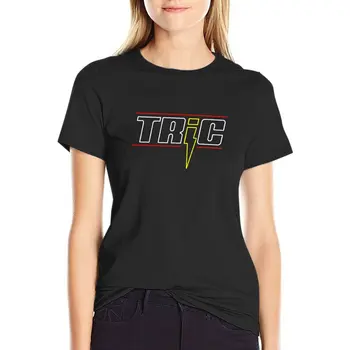 Футболка с логотипом TRIC, футболка с графикой, футболки для женщин из хлопка