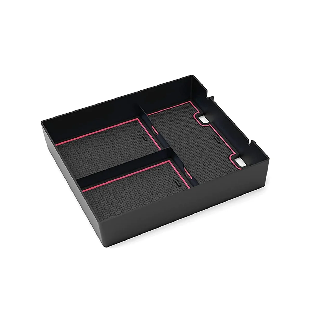 Органайзер на центральной консоли для R1T R1S 2022, ящик для хранения подлокотников, лоток для вставок, второстепенные аксессуары для интерьера, красный